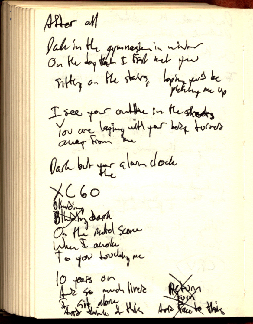 Nightlight Lyrics Sheet 6